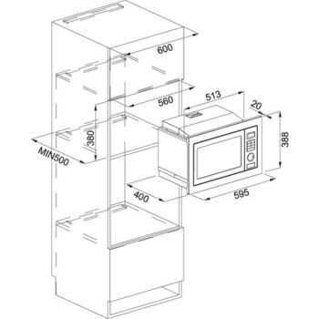 Franke Fmw 250 Cr2 Mikrodalga - Görsel 2