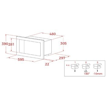 Teka ML 8200 BIS Siyah Mikrodalga - Görsel 3
