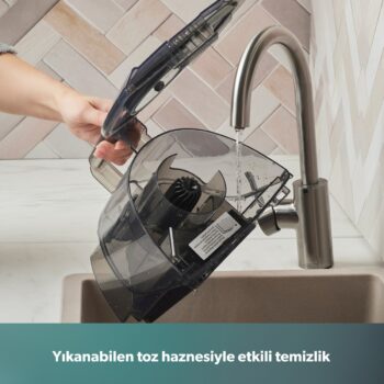 Homend Dustroyer 1255H Yatay Süpürge Siyah Kırmızı - Görsel 7